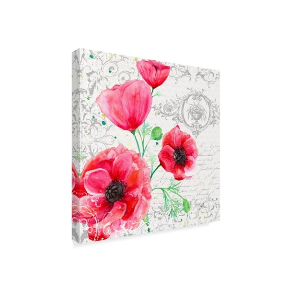 Irina Trzaskos Studio 'Summertime Poppies IV' Canvas Art,14x14